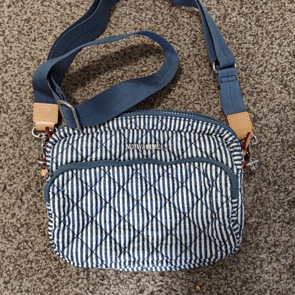 MZ Wallace Seersucker Small Metro Camera Bag